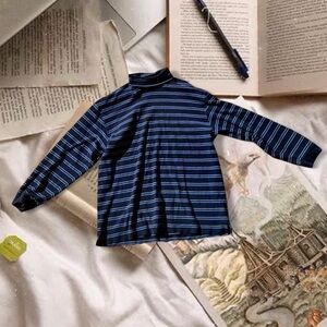 Vintage Brooks Brothers Striped Turtleneck Shirt - XL